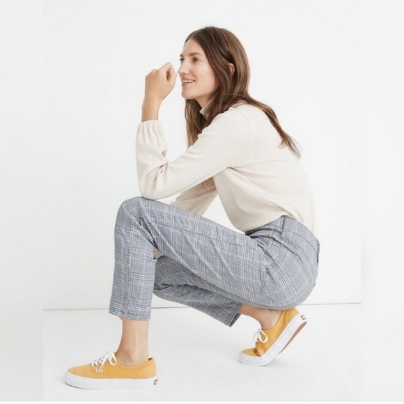 COPY - NWOT Madewell Stovepipe Jeans Glen Plaid Edition - Picture 2 of 8